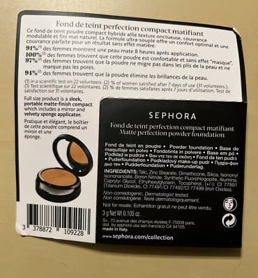 Sephora Matte Perfection Powder Foundation 26 Neutral Sand (Sable ...