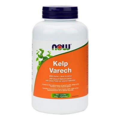 Kelp Iodine 325mcg 250 Veg Capsules By Now 733739826756| eBay