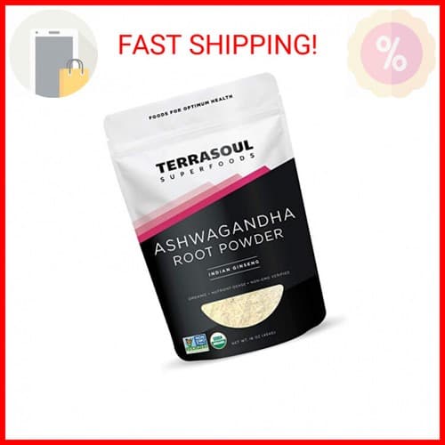 Terrasoul Superfoods Organic Ashwagandha Root Powder