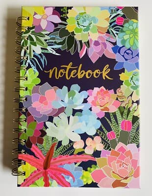 Studio Oh! Succulent Paradise Cactus spiral notebook journal hard ...