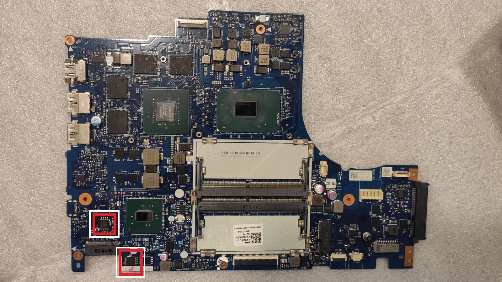 BIOS CHIP: Lenovo Legion Y520, DY512 NM-B191 REV 1.0, Programmed | eBay