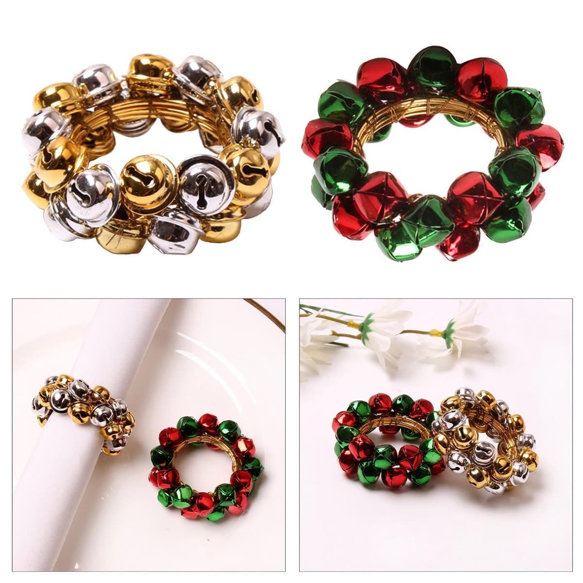 Jingle Bell Napkin Rings