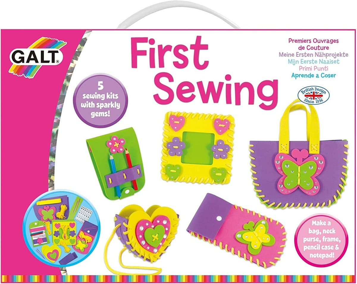 NEW Galt Toys First Sewing Kit for Kids Learn to Sew DIY Craft Art ...