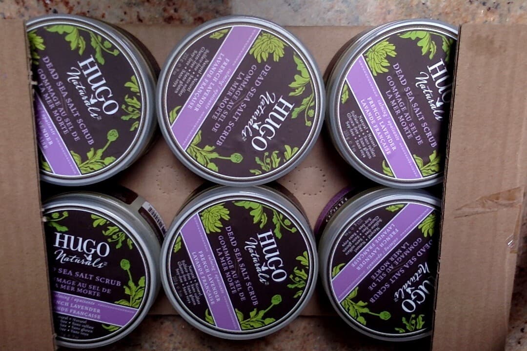 SALE Lot of 6 Hugo Naturals Dead Sea Salt Scrub - Calming French ...