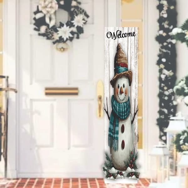 Snowman Porch Sign - Etsy