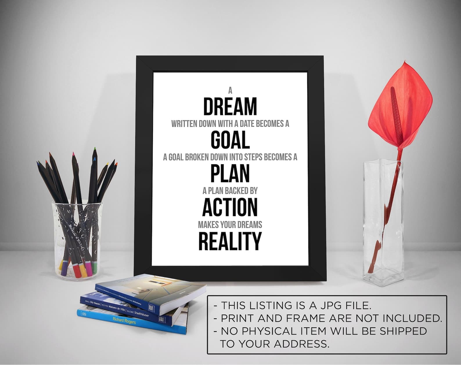 Dream Quotes, Goal Quotes, Motivational Sayings, Plan Print, Goal ...
