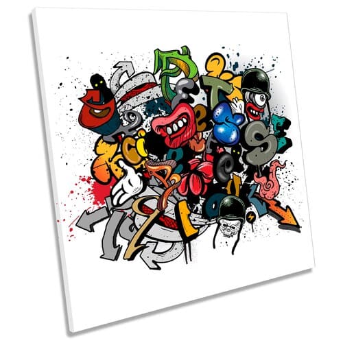 Graffiti Characters Urban CANVAS WALL ART Print Picture | Etsy