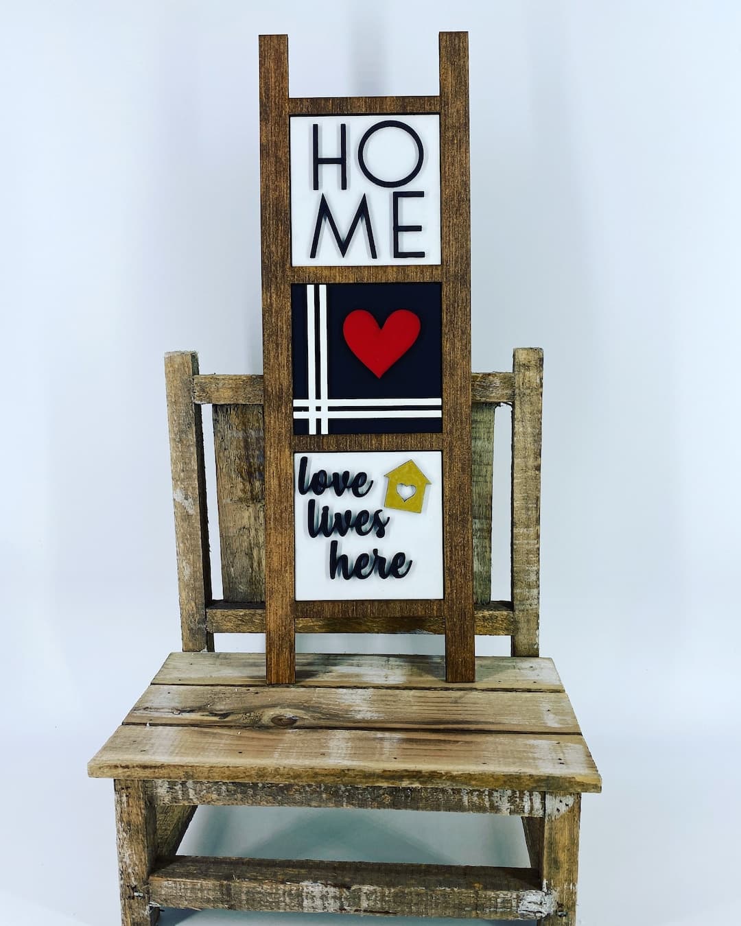 HOME Leaning Ladder, Home Decor, Rae Dunn Displays, Gift for Mom, Love ...