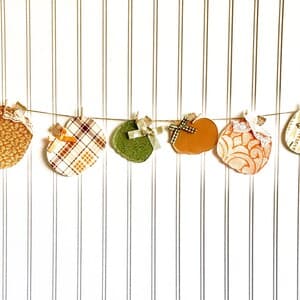Fabric Pumpkin Garland // Pumpkin Garland // Fall Garland // | Etsy