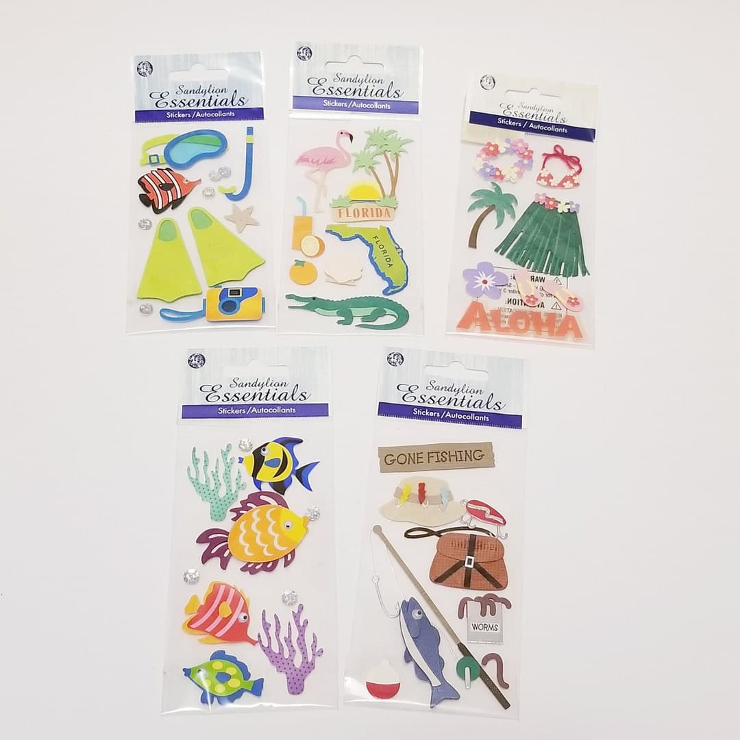 Vintage Sandylion Essentials Dimensional Scrapbooking Sticker-scrapbook ...
