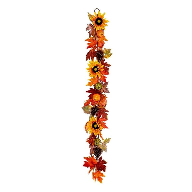 Luxury Artificial Autumn Garland With Fruits and Foliage - Etsy UK