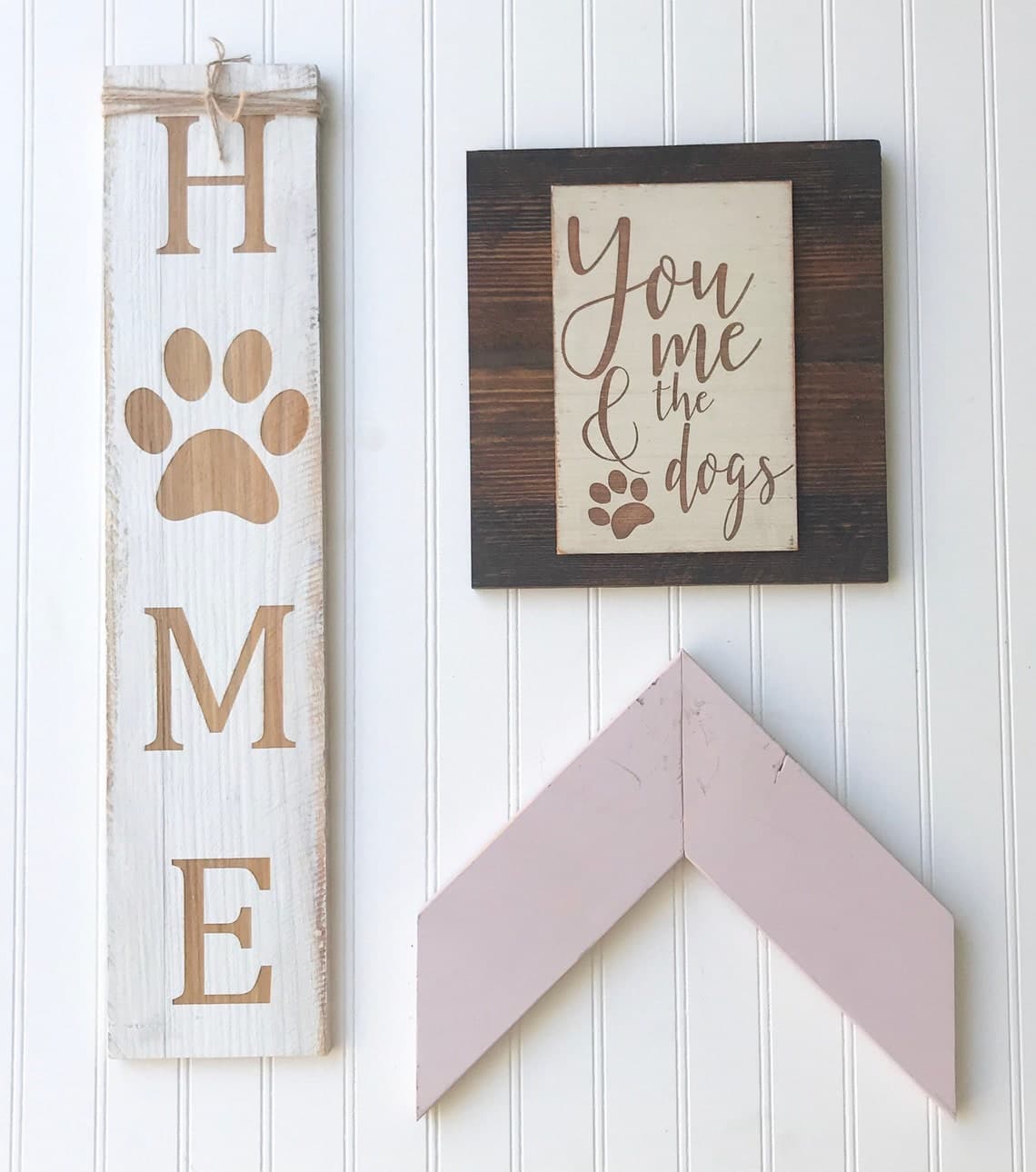 Home Dog Paw Print Wood Sign Paw Sign Dog Family Sign | Etsy