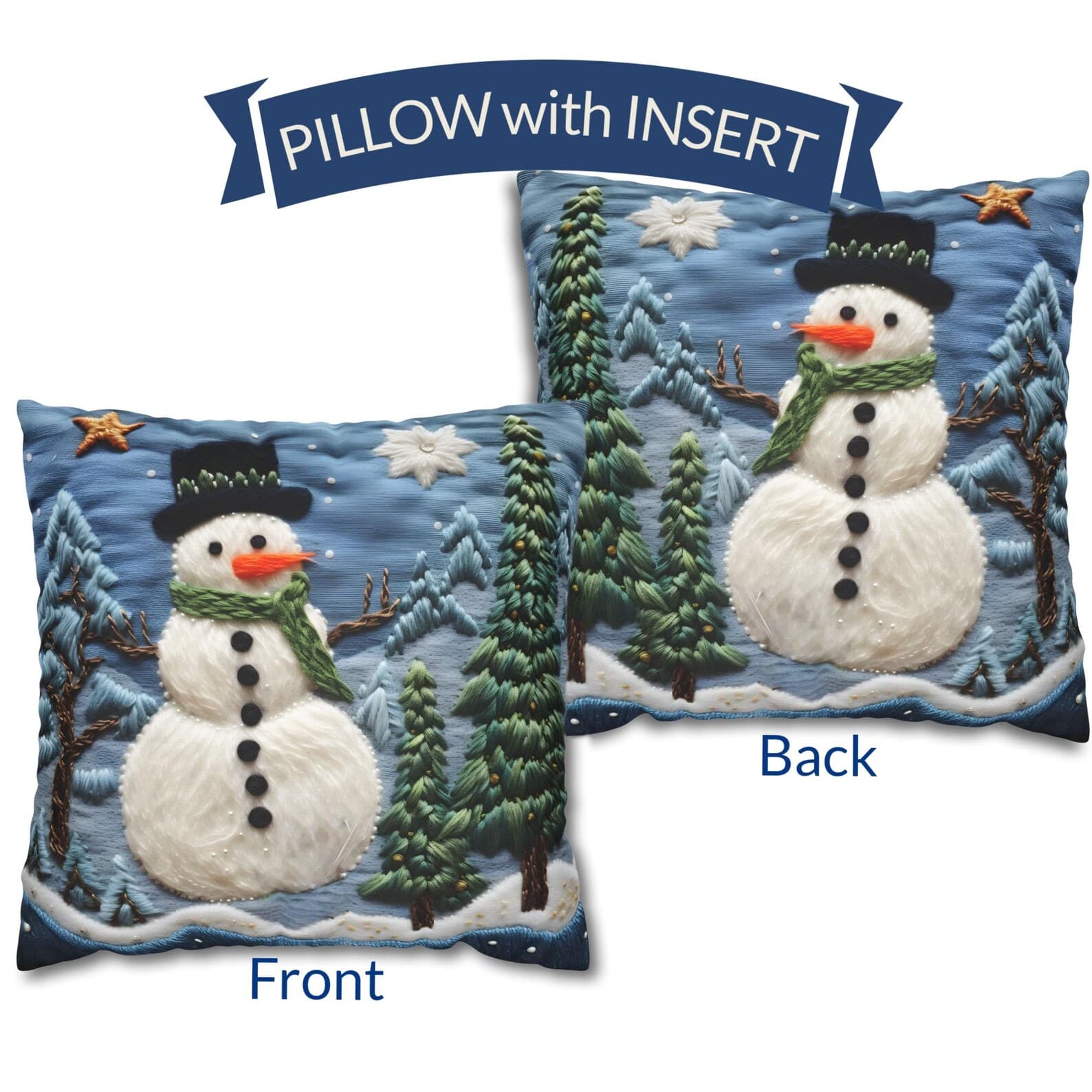 Snowman Pillow, Christmas Throw Pillows, Festive Christmas Decor ...