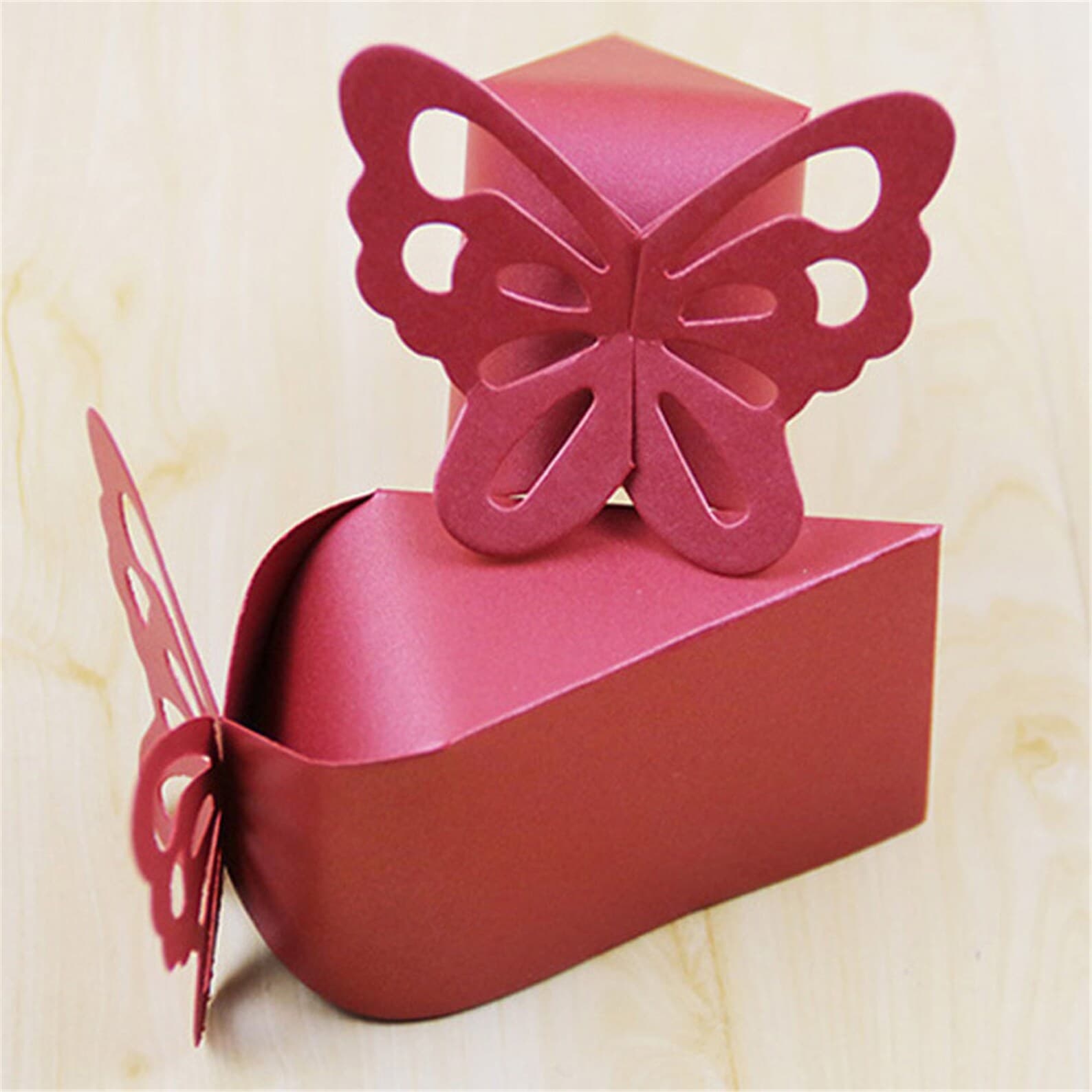 Butterfly Wedding Favor Boxes-bridal Shower Candy Boxes-treat - Etsy