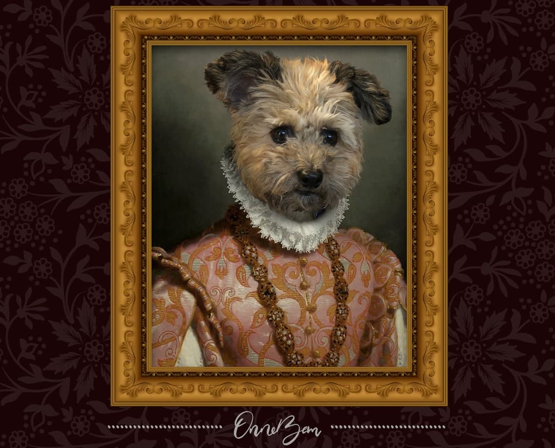 Custom Renaissance Pet Portrait Custom Cat Dog Portrait - Etsy