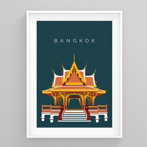 Thailand Land Mark Print Koh Phi Phi Island Travel Wall Art - Etsy UK
