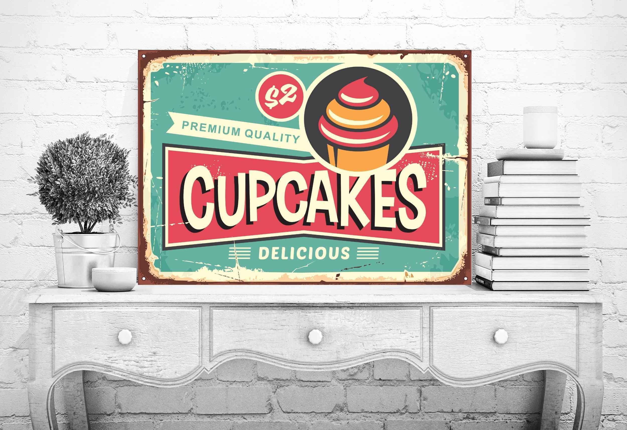 Canvas Retro 50's Diner Food Sign Pop Art Kitchen Diner | Etsy