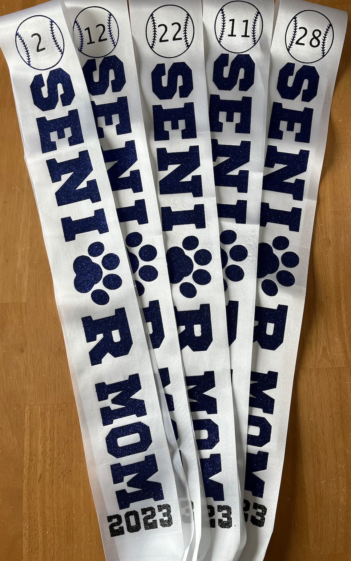 Senior Sports Sashes - Team Sashes - Personalized Senior Sash - Custom ...