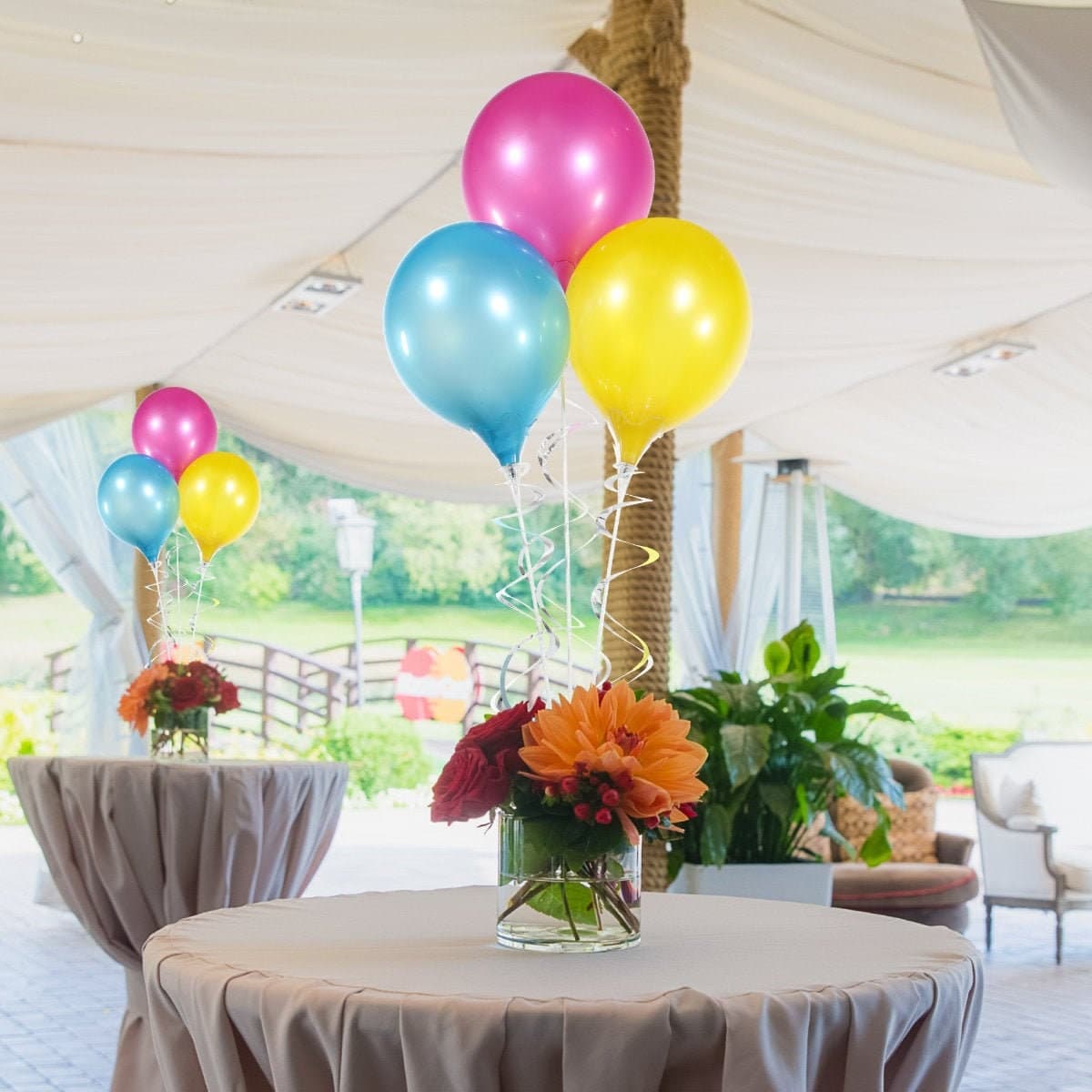 Small Balloon Bouquet Centerpieces Balloon Table Centrepiece – Buy