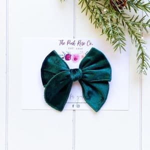 Christmas Velvet Bow, Holiday Bow, Large Velvet Bow, Fall Bows, Long ...