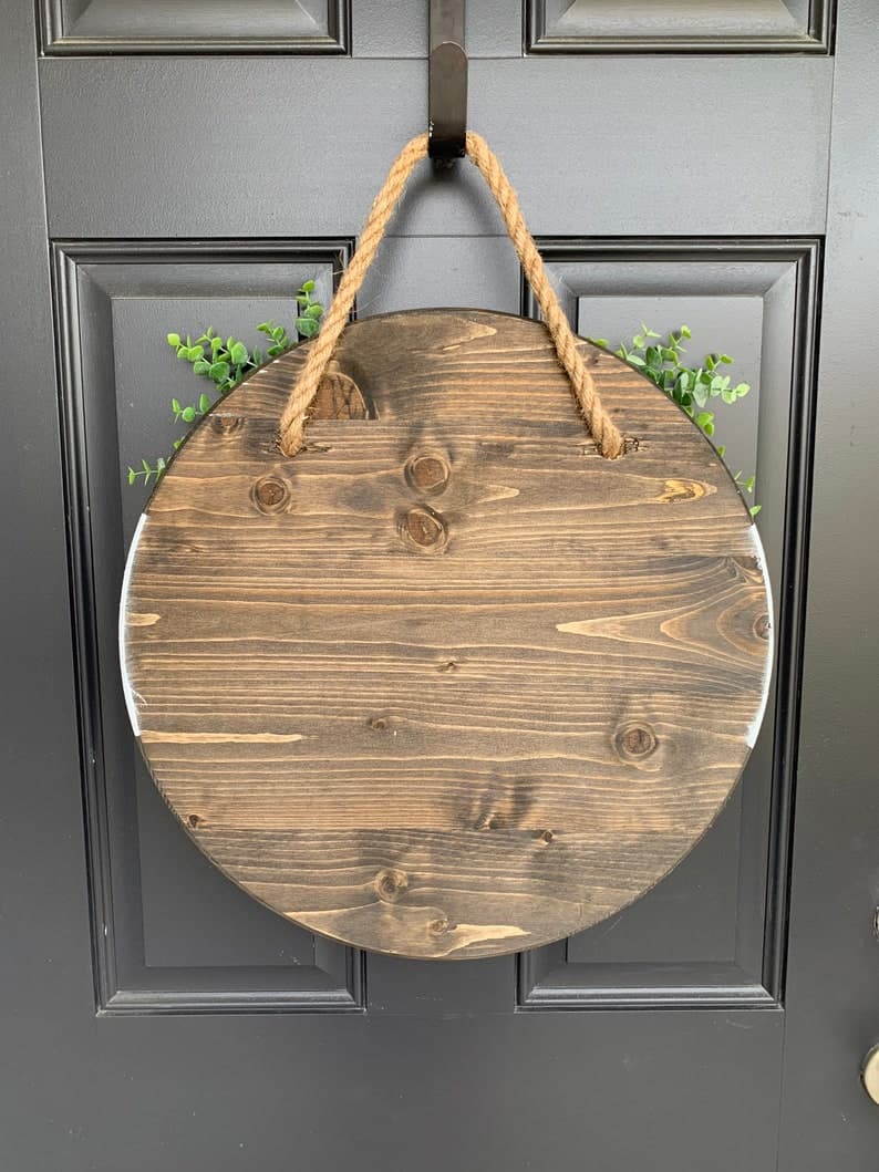 Hi Door Hanger Rae Dunn Inspired HI. Door Hanger Round - Etsy