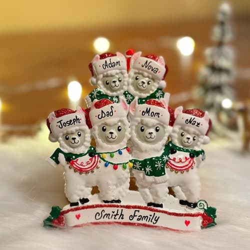 Personalized Ceramic Christmas Ornaments Family Decorations - Etsy