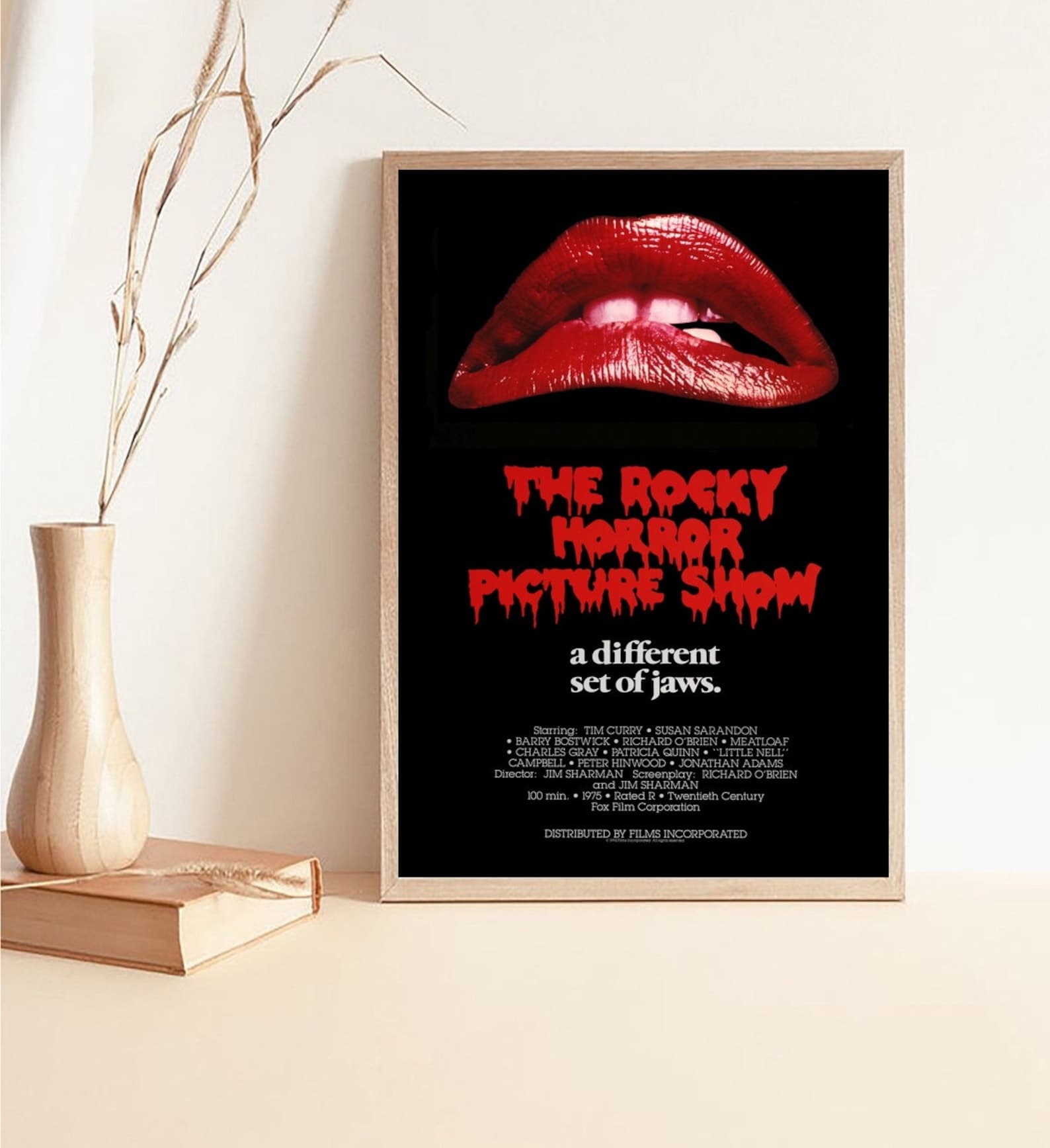 The Rocky Horror Picture Show Lips Film Poster The Rocky | Etsy