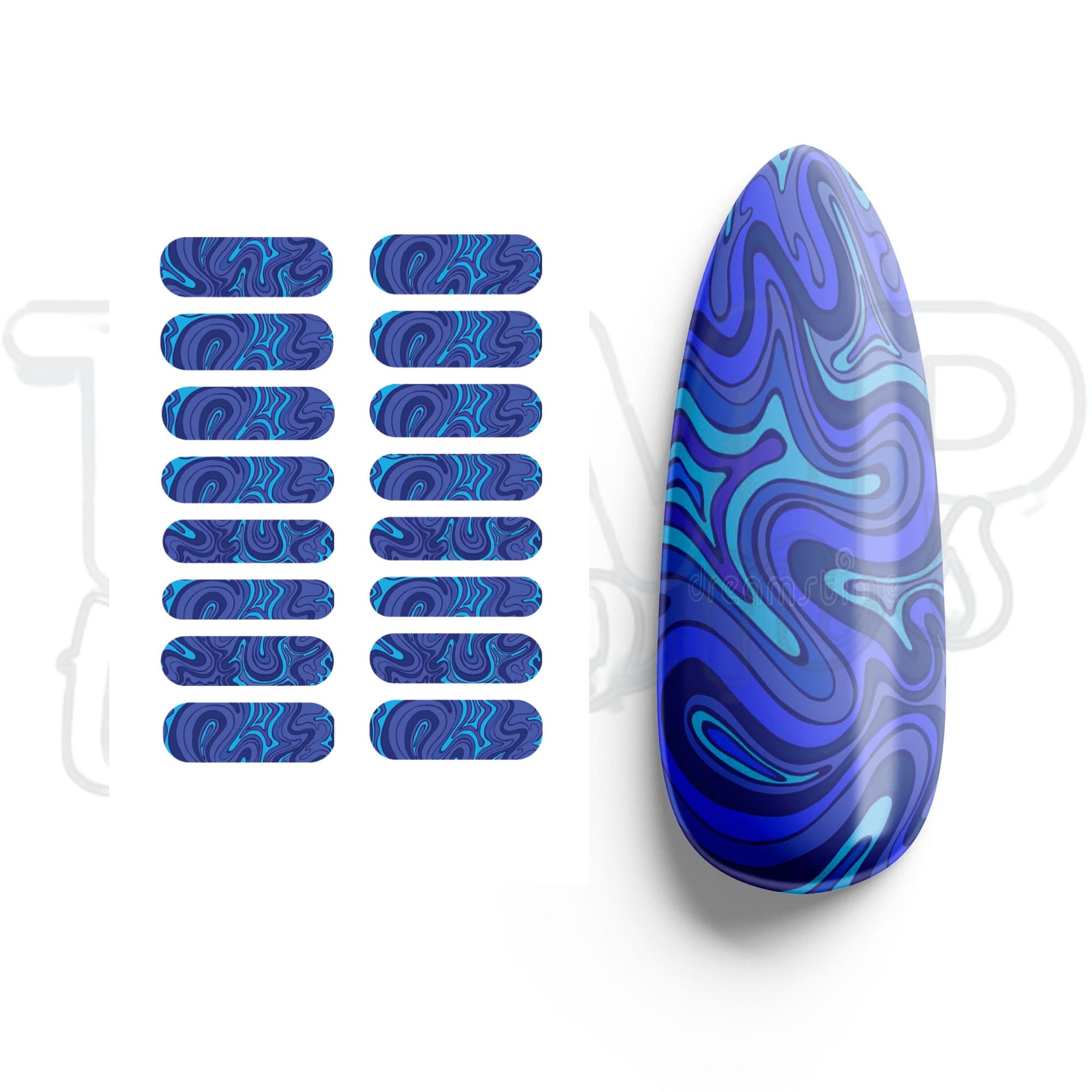 Water Slide Decals Nail TransfersNail Stickers Nail Decals | Etsy