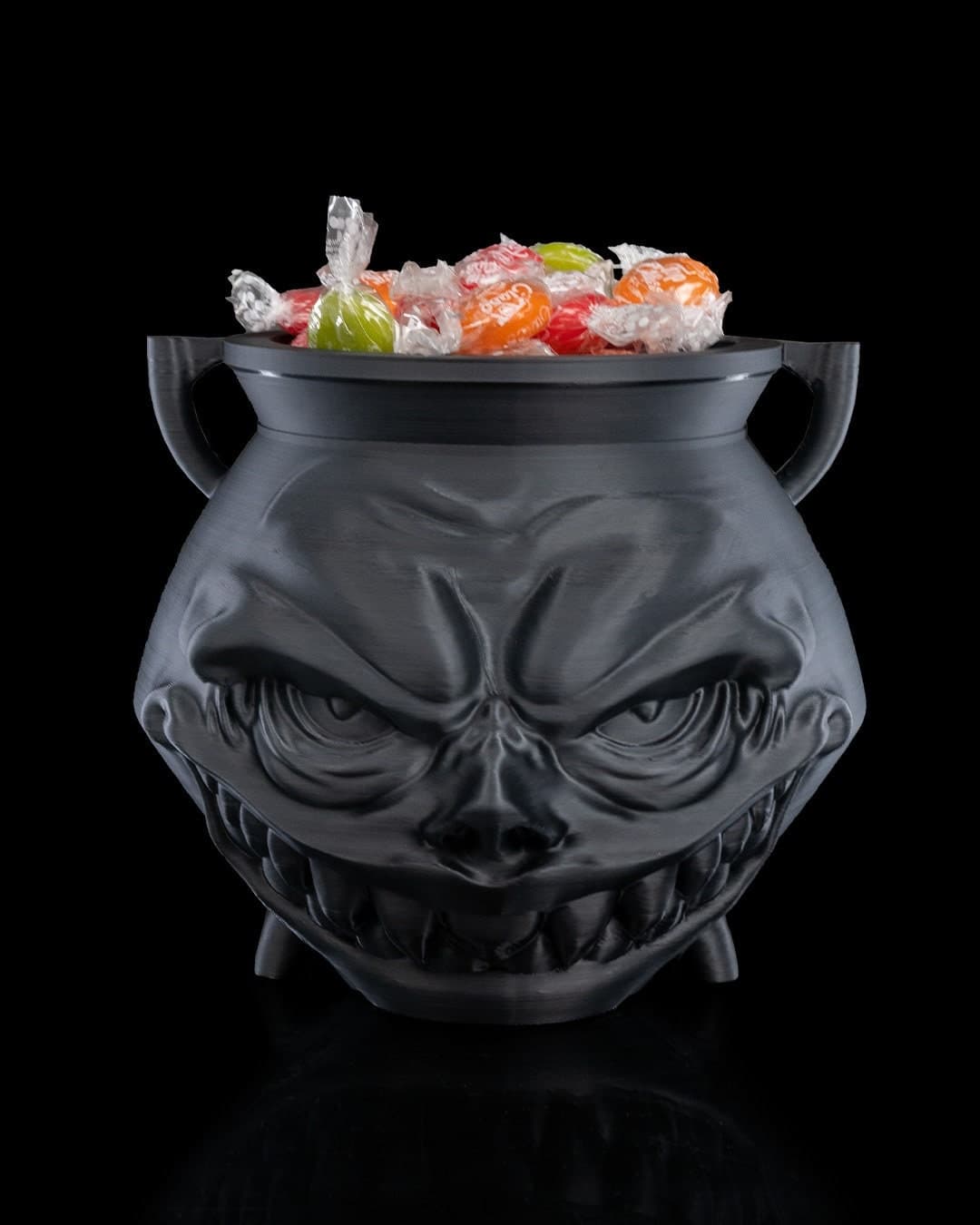 Greedy Cauldron Candy Holder - 3D Printed Halloween Decor, Unique Candy ...