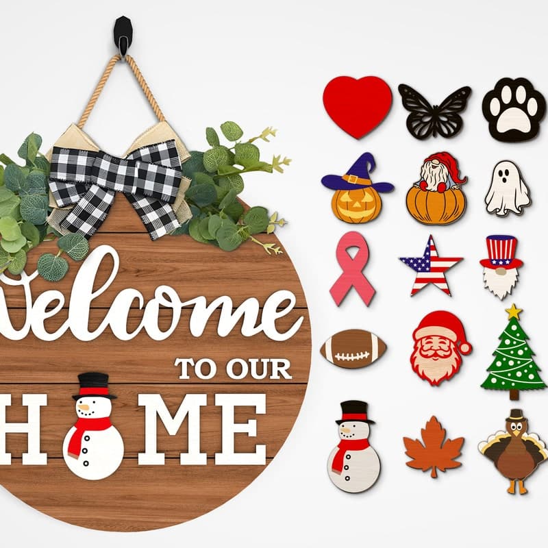 Seasonal Door Signs - Etsy