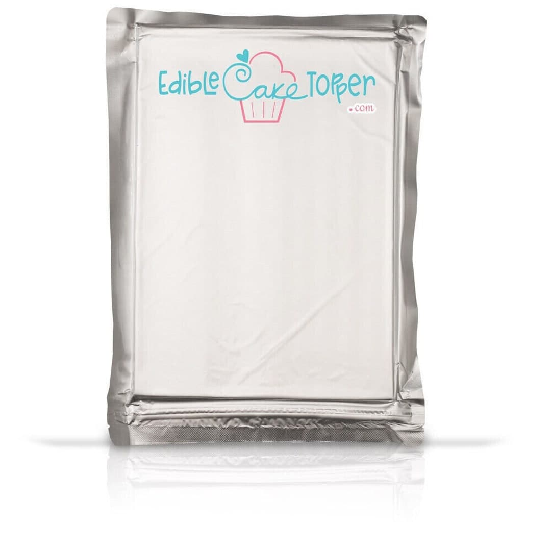 Premium Edible Paper Sheets, Sugar Sheets, Icing Sheets - 25 Pack - 8.5 ...