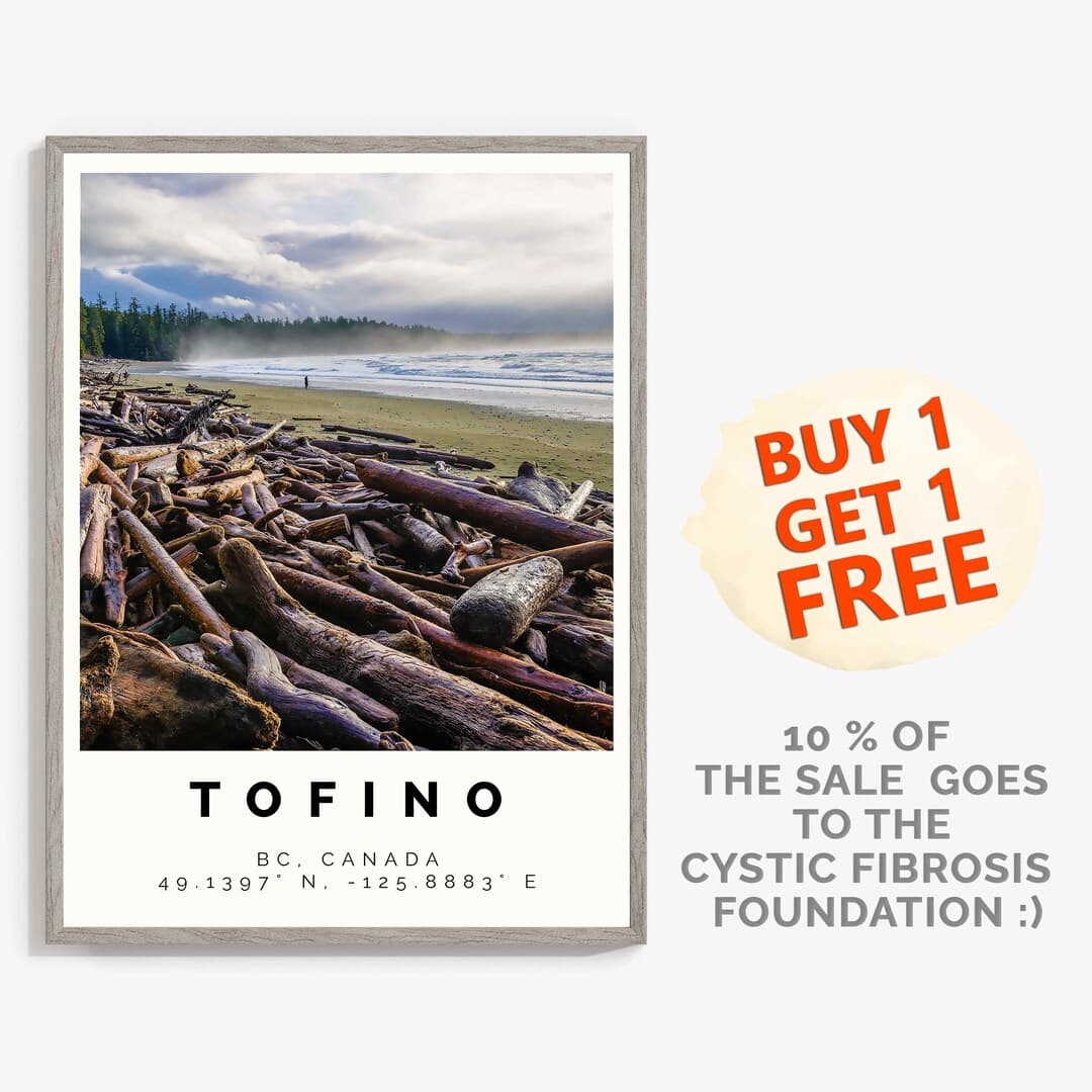 Tofino Poster Colorful Print Tofino Wall Art Tofino Photo - Etsy