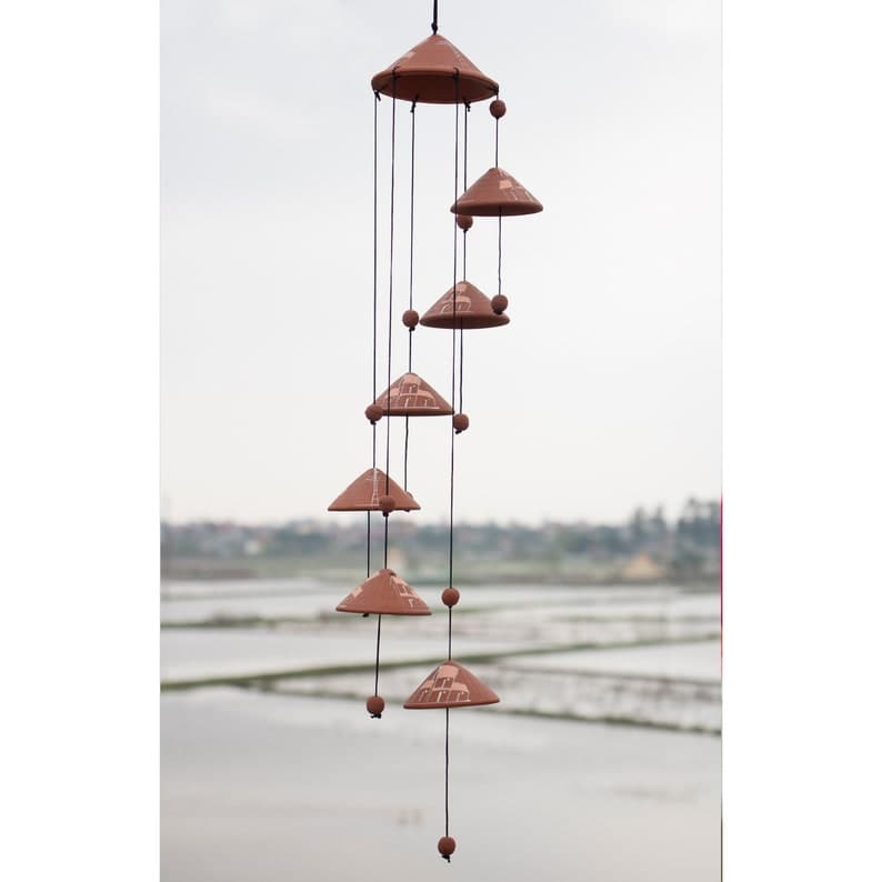 Ceramic Wind Chimes Outdoor Decoration - Etsy