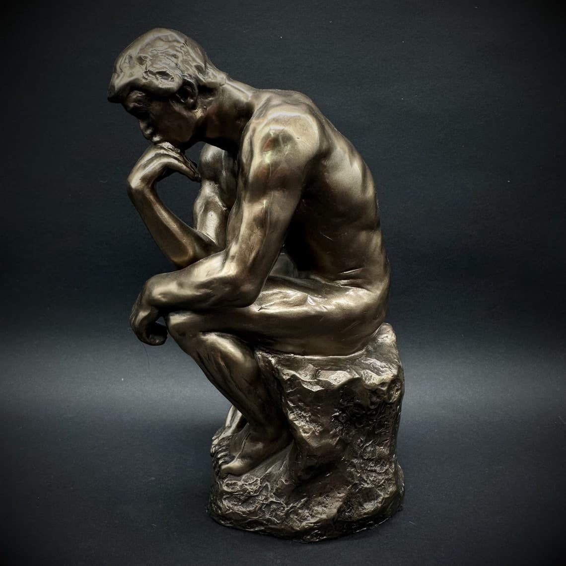 Thinker Man Statue I Museum Replica I Rodins the Thinker Man Sculpture ...