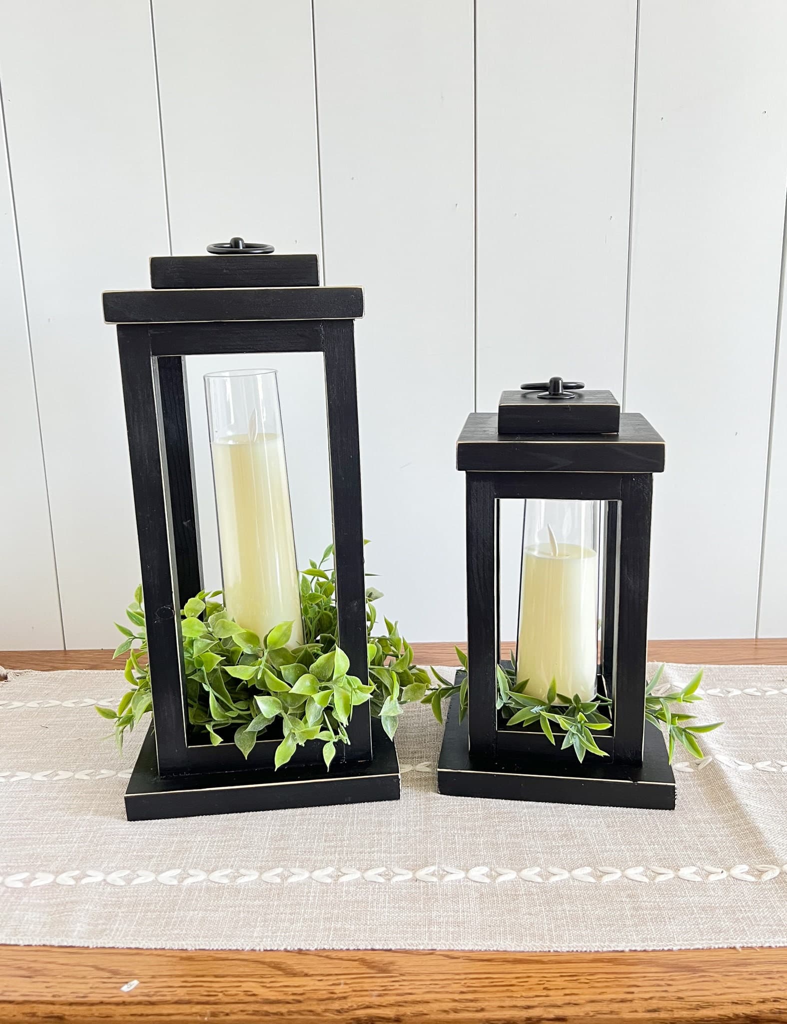 Wooden Lantern Farmhouse Lantern Rustic Wedding Decor Wedding ...