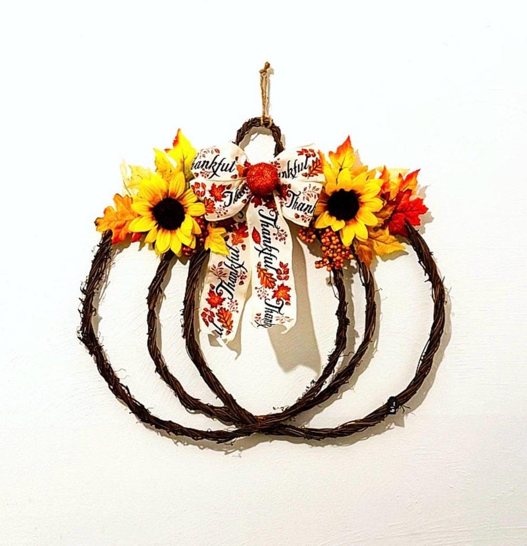 The Great Pumpkin Harvest Wreath - Etsy