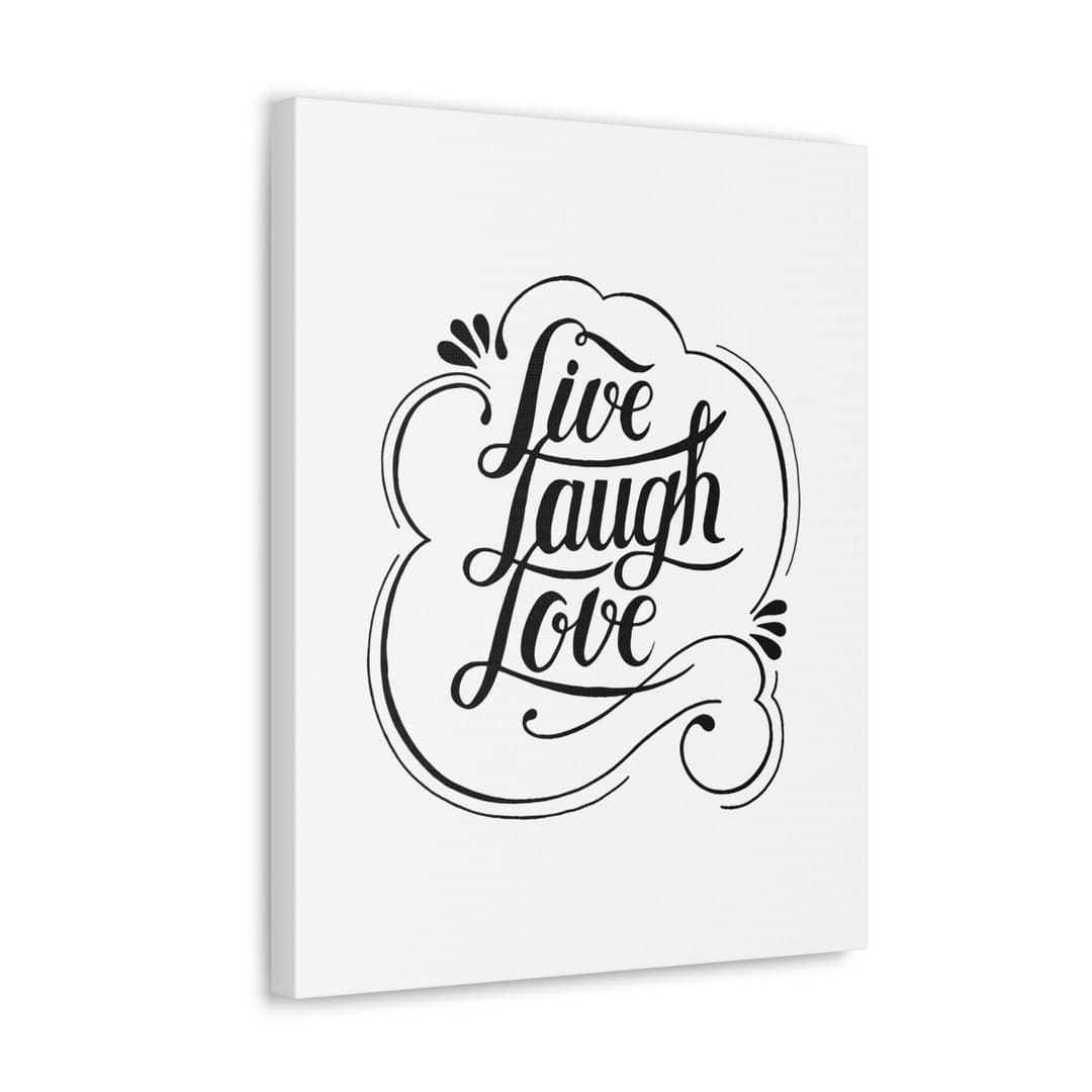 Live Laugh Love, Canvas, Wall Art, Quote, Decor, Home, Office, Gift - Etsy