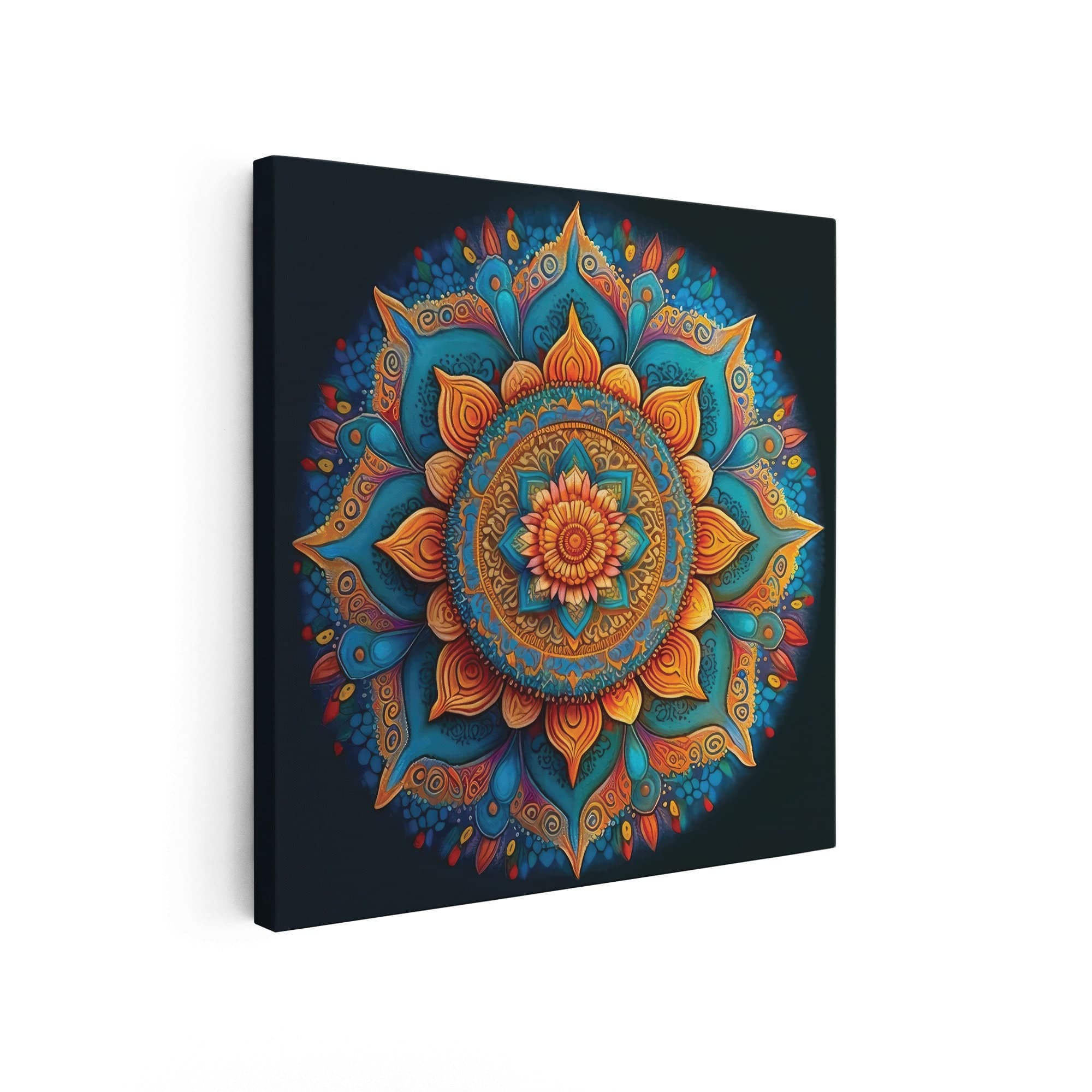 Mandala Canvas Painting Original Art on Canvas Spiritual - Etsy