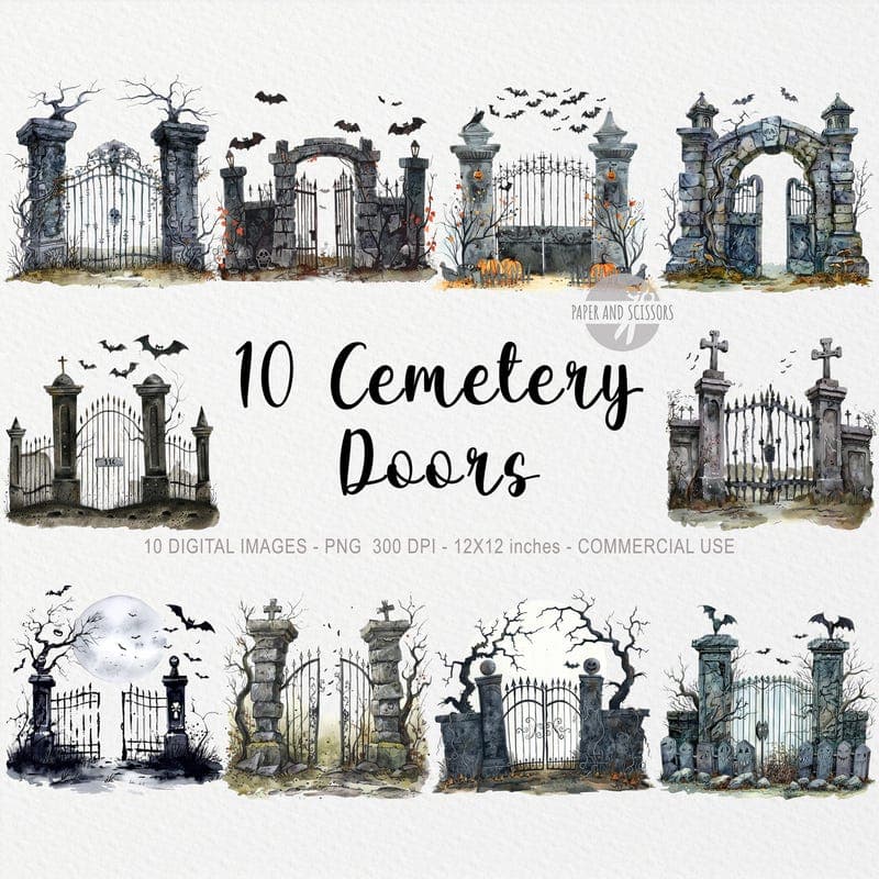 Cemetery Gates - Etsy