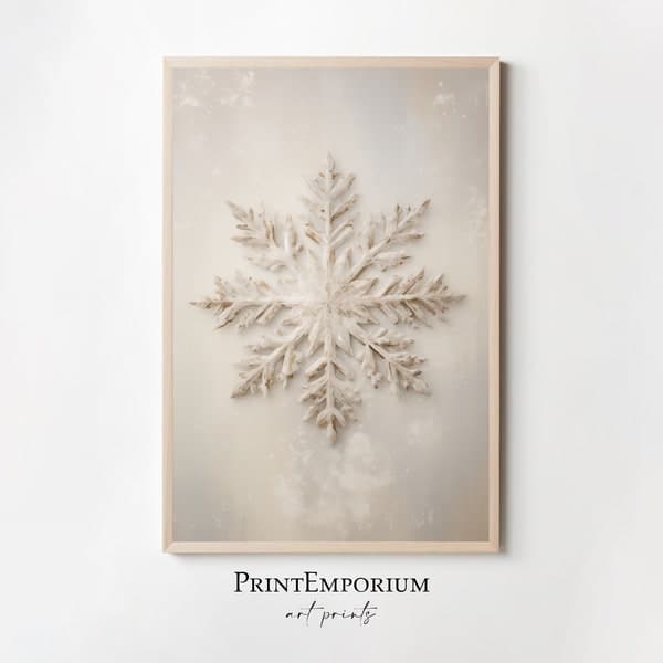 Snowflake Wall Art - Etsy
