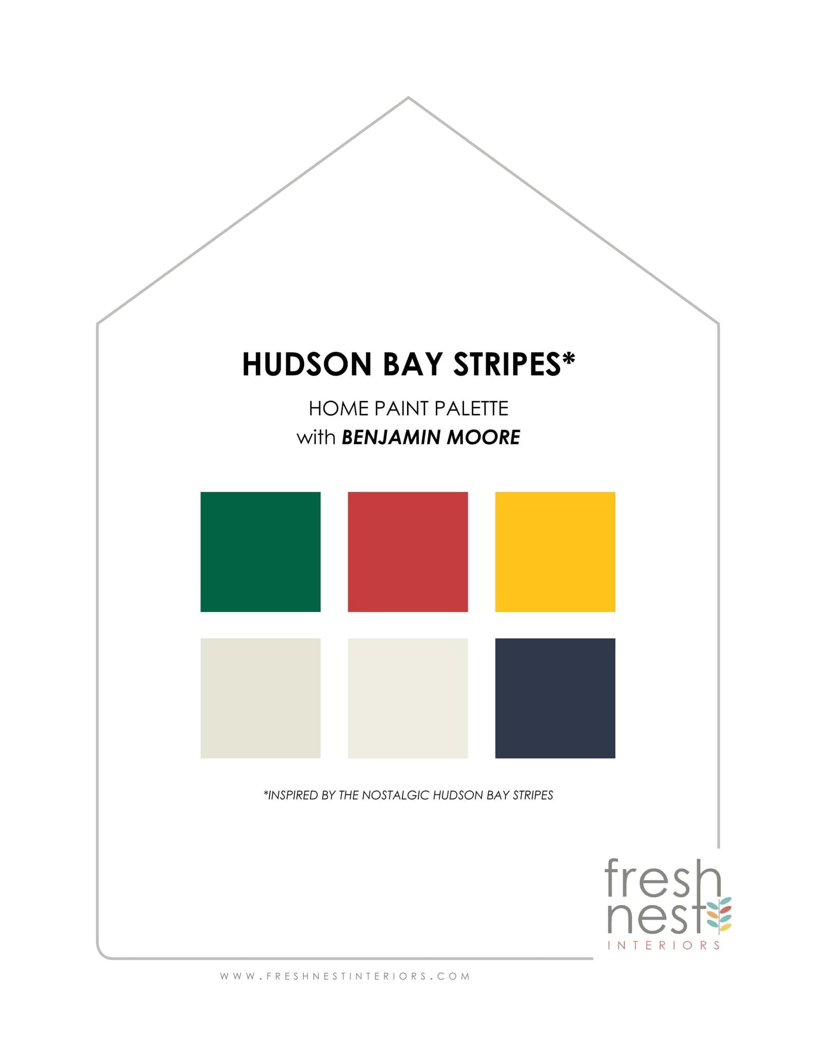 Sherwin Williams Paint Palette - Hudson Bay Stripes -cabin Color ...