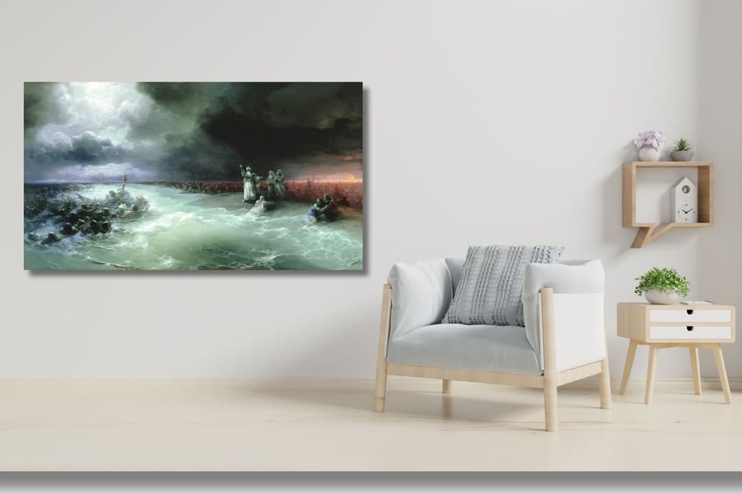 Ivan Aivazovsky Passage of the Jews Through the Red Sea Canvas Wall Art ...