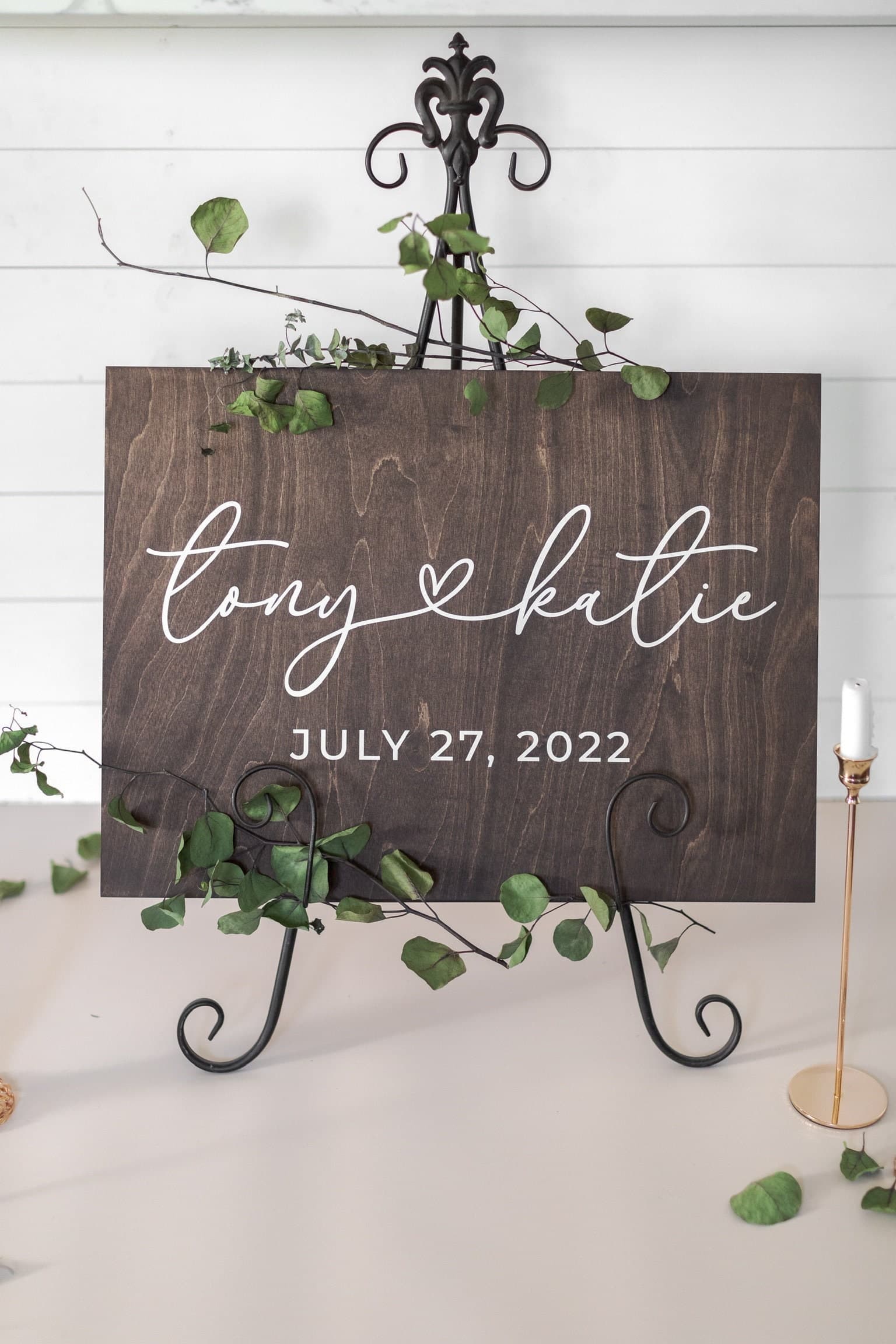 Wedding Welcome Sign, Custom Wood Wedding Sign, Ceremony Sign ...