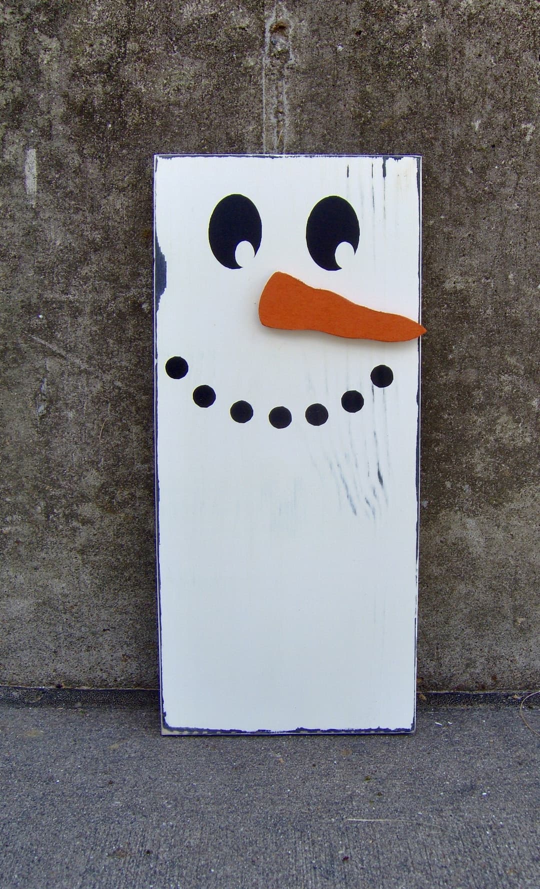 Snowman Wood Vinyl Home Decor Primitive Snowmen Decorations Farmhouse ...