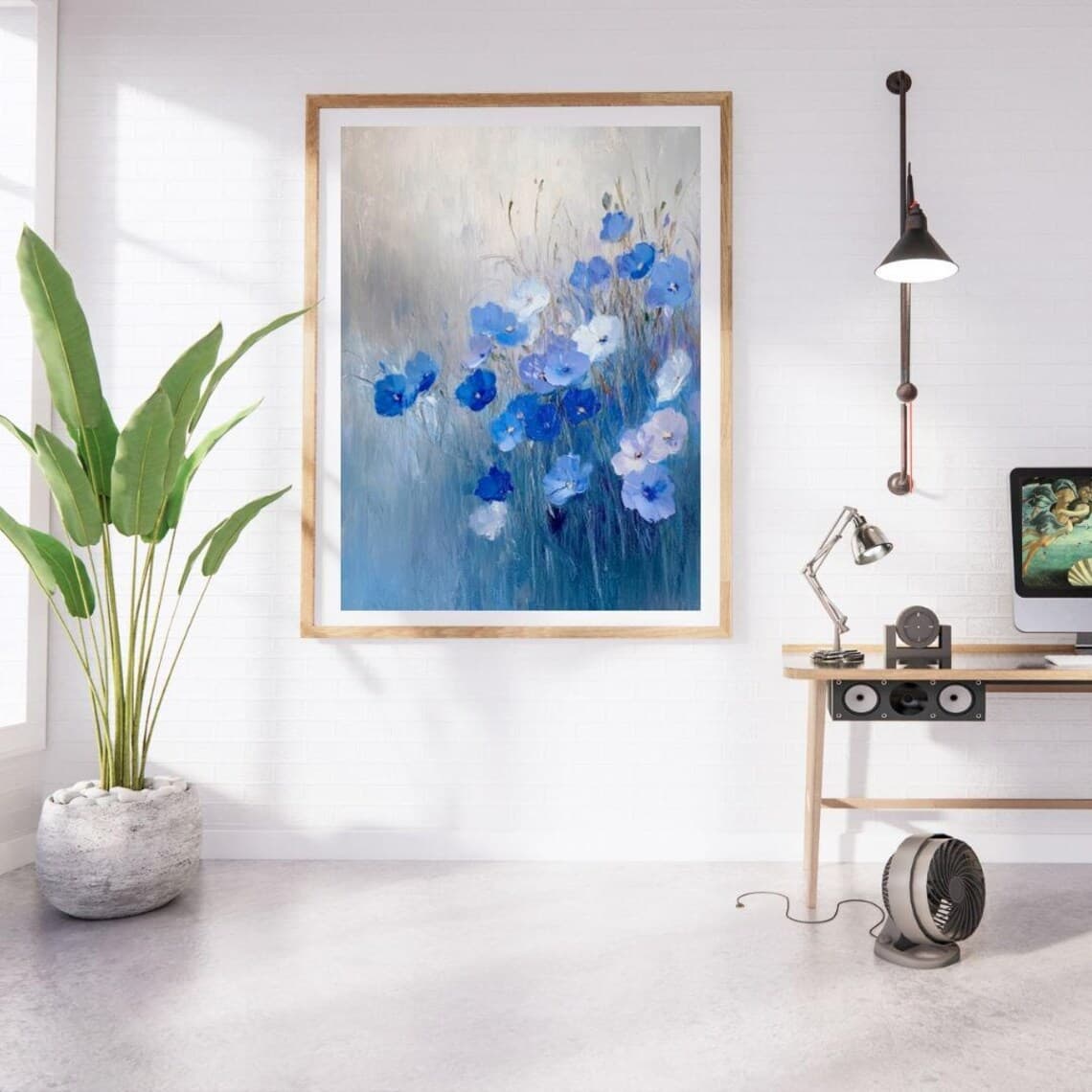Wildflower Meadow, Spring, Giclee, Landscape, Floral Garden, Wall Art ...