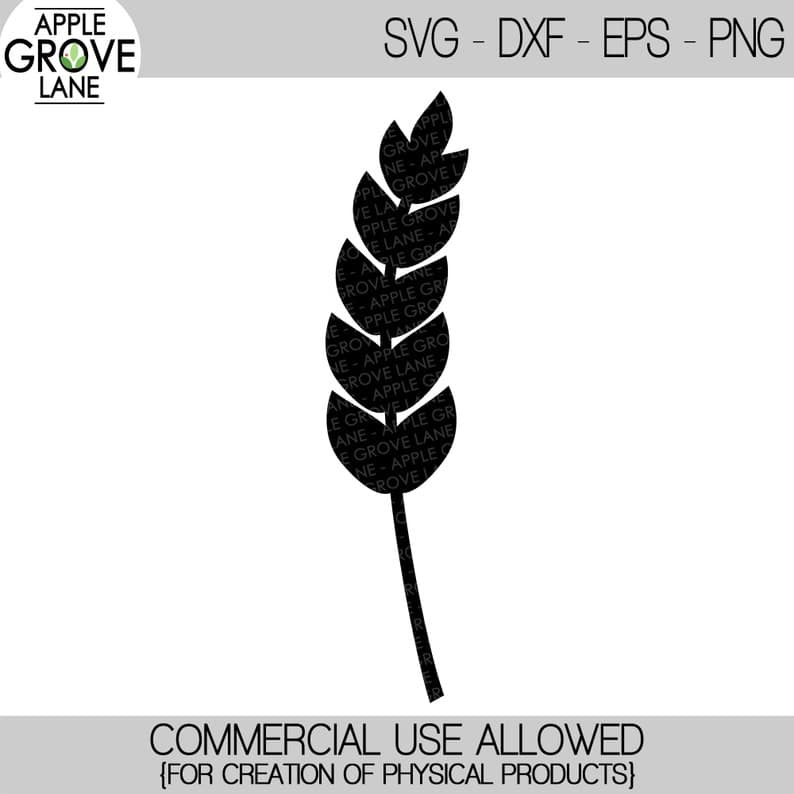 Fall Wheat SVG Bundle Fall Svg Barley SVG Thanksgiving | Etsy