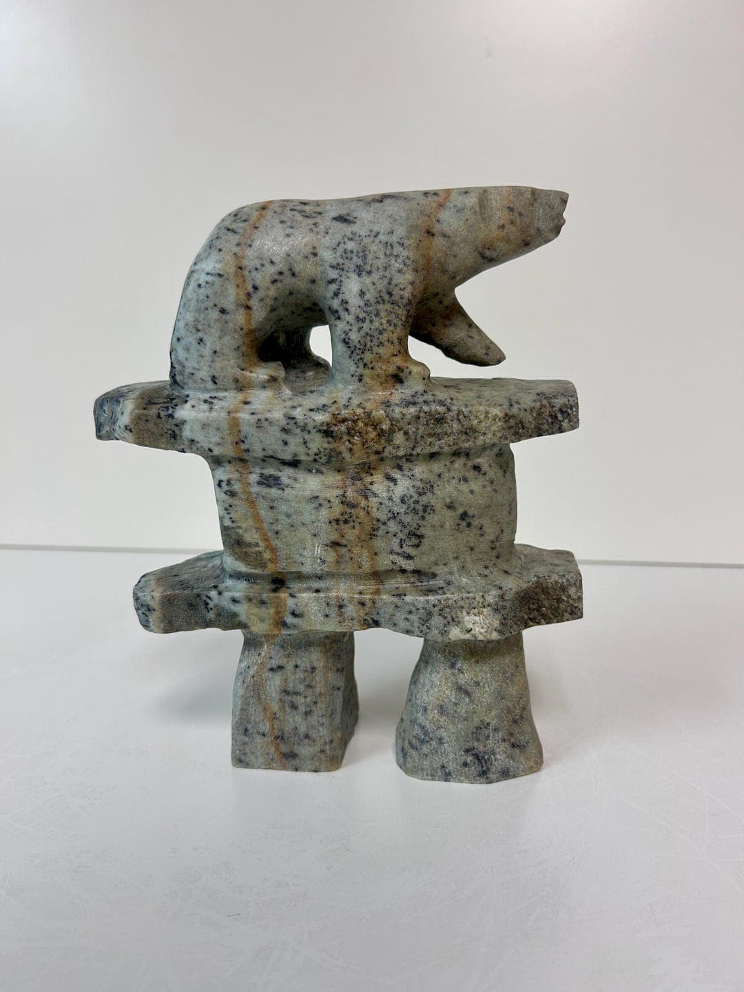 Soapstone Polar Bear Inukshuk Sculpture - Indigenous Art - Etsy