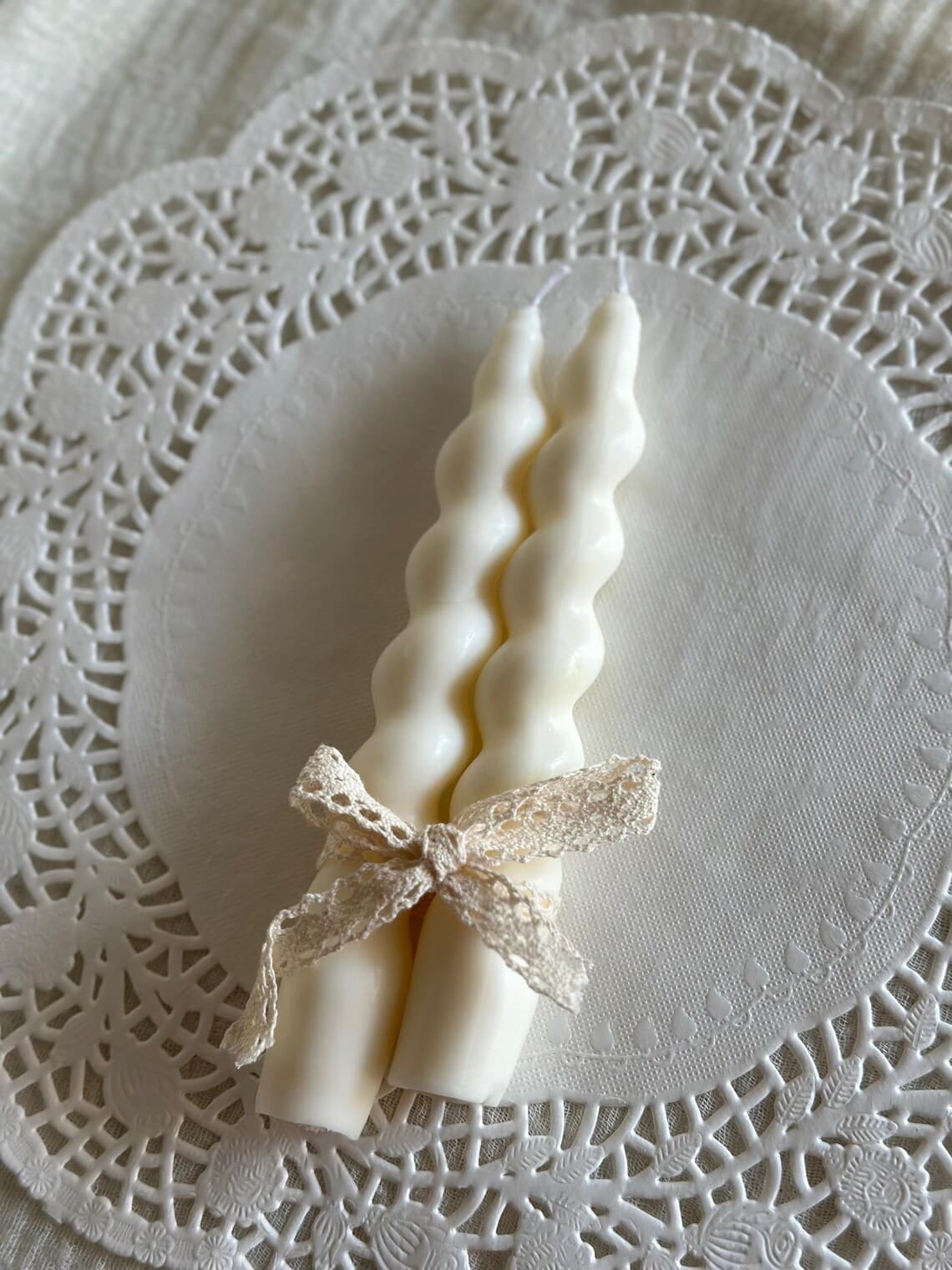 Spiral Taper Candles: Handmade Soy Wax Twisted Dinner Candles - Etsy