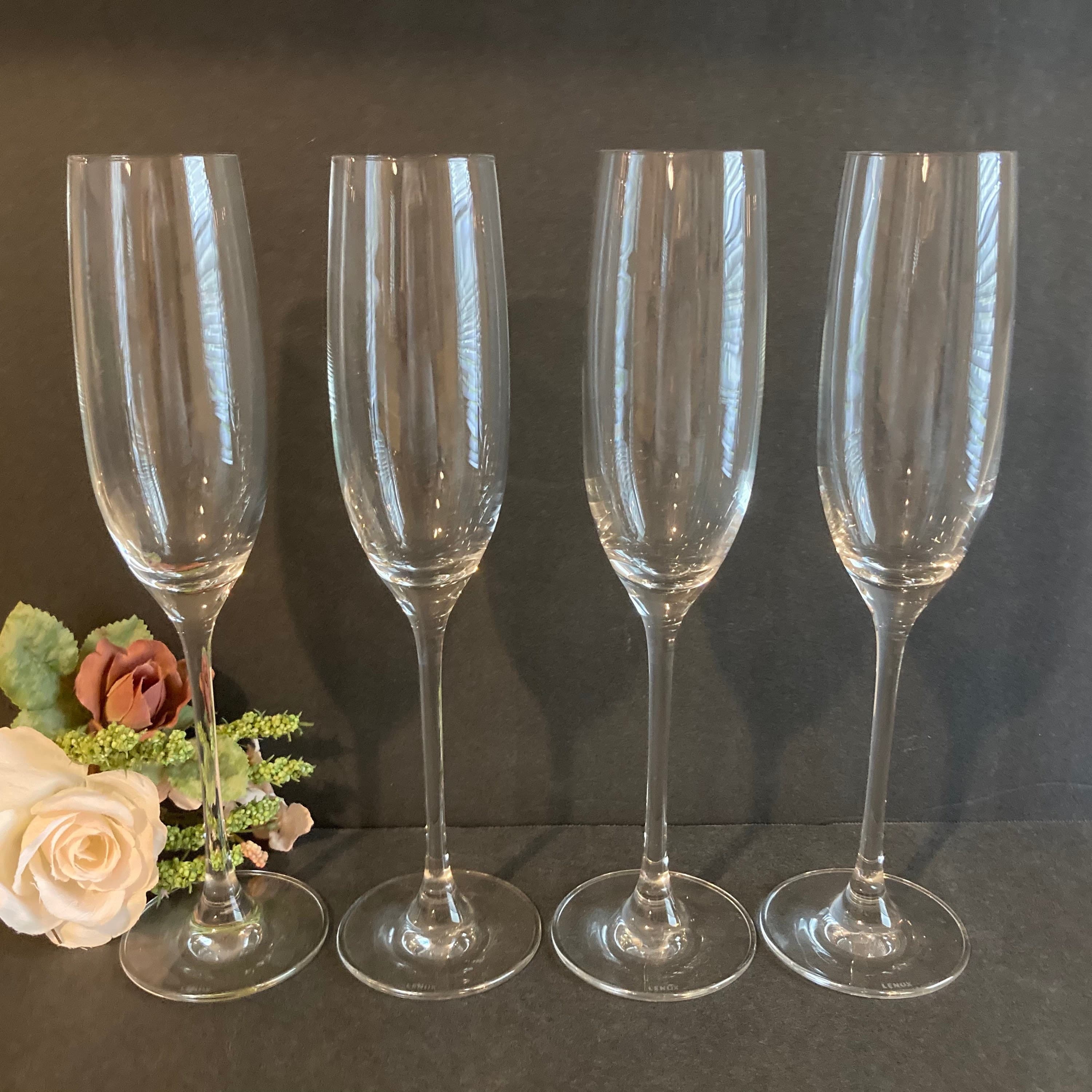 Lenox Crystal Champagne Flutes 10/lenox Crystal/tall - Etsy UK