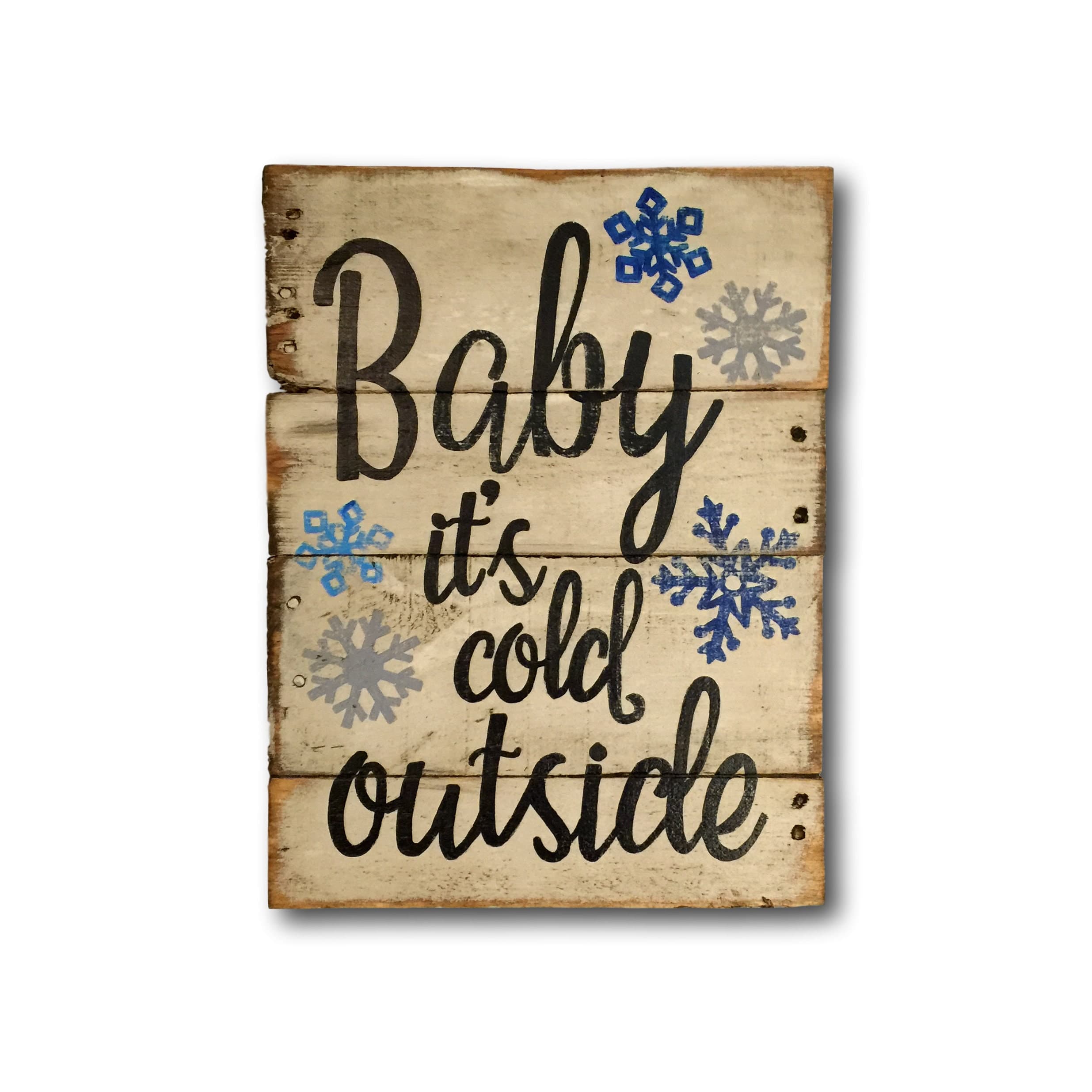 Baby It's Cold Outside Wood Sign Rustic Winter | Etsy